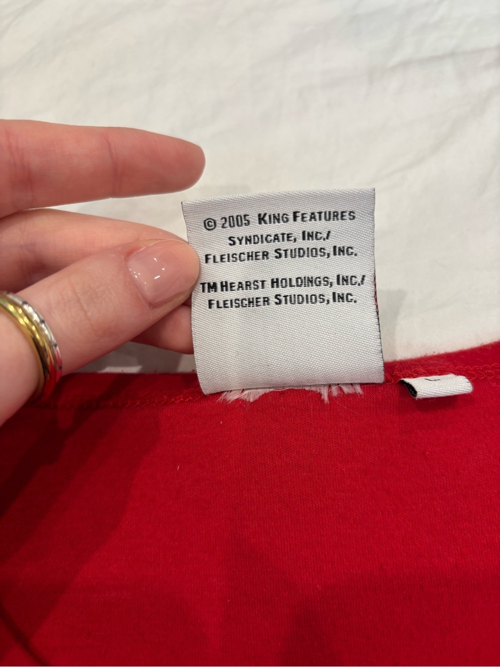 Y2K VTG Betty Boop Rhinestone Baby Tee - Picture 4 of 7